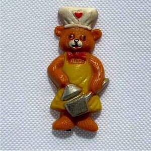 Chef Bear Magnet with Watering Can